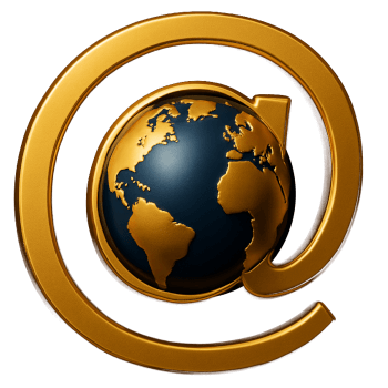 Złota ikona maila - kontakt Big Bit strony internetowe